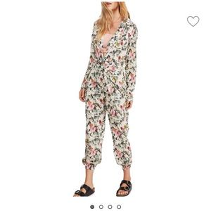 Free People Sierra Floral Jumpsuit